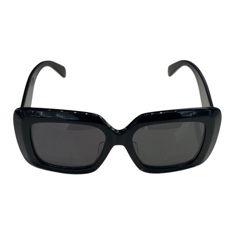 CELINE Irregular Shape Sunglasses Women's Black