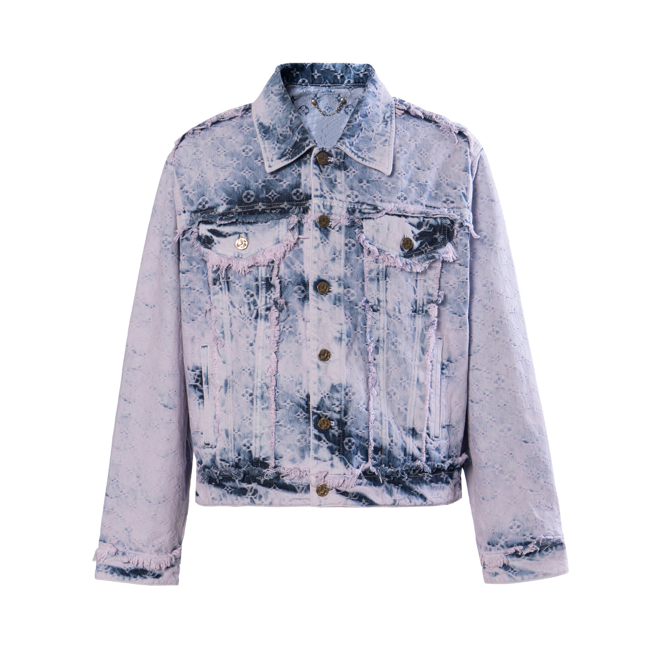 LOUIS VUITTON SS23 Denim Jacket Men's Light Purple