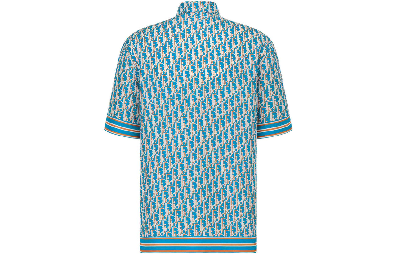 DIOR Quarterly New Products Shirts Men Blue