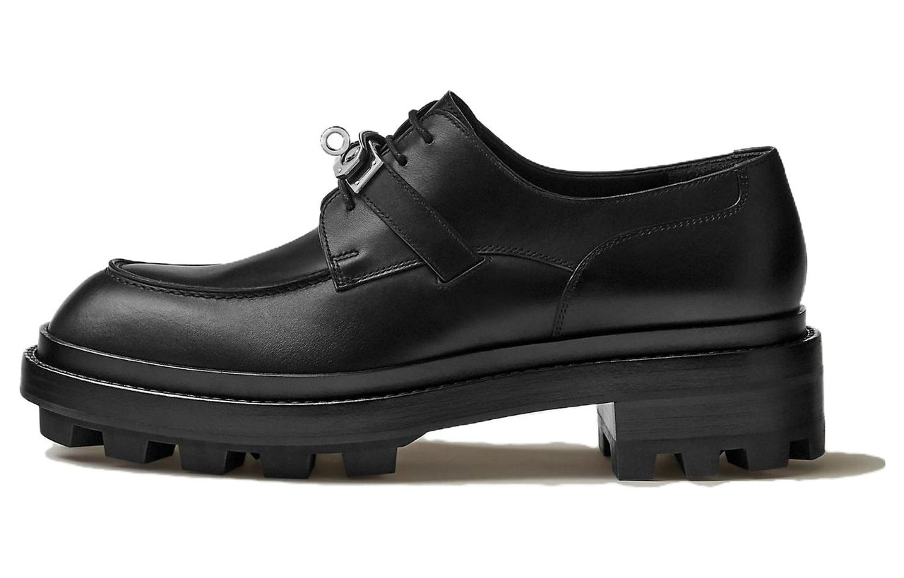 HERMES First Casual Shoes Men's Black