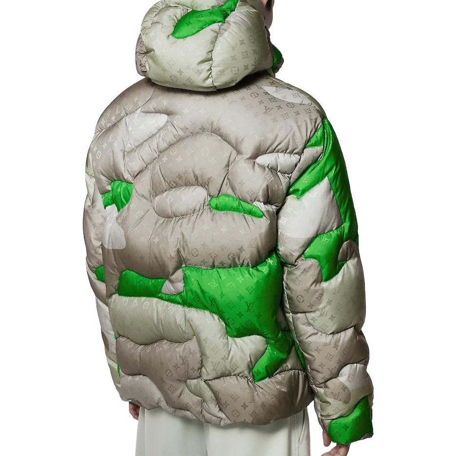 LOUIS VUITTON Patchworked Portrait Puffer Blouson