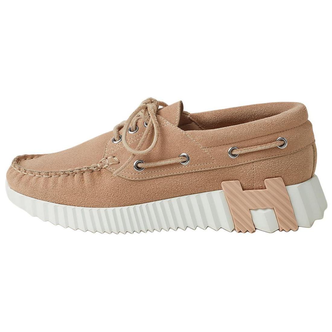 HERMES Ketch Low-Top Casual Shoes Women's Brown