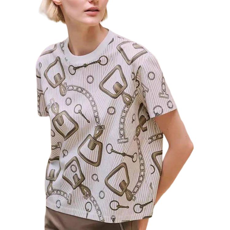 HERMES T-Shirts Women's White