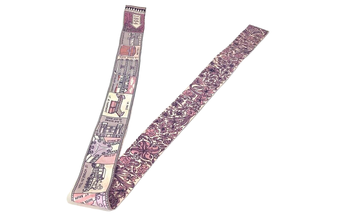 LOUIS VUITTON Silk Scarves Women's Pink