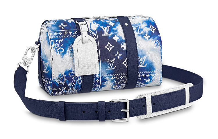 LOUIS VUITTON City Keepall Bandana Monogram Blue