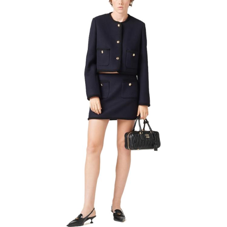 MIU MIU Jackets Women's Navy