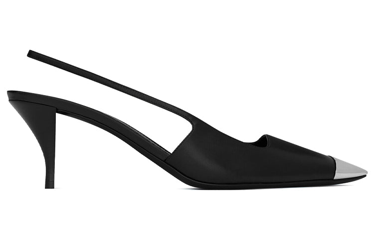 SAINT LAURENT Blade Cone Heel High Heels 6cm Women's Black