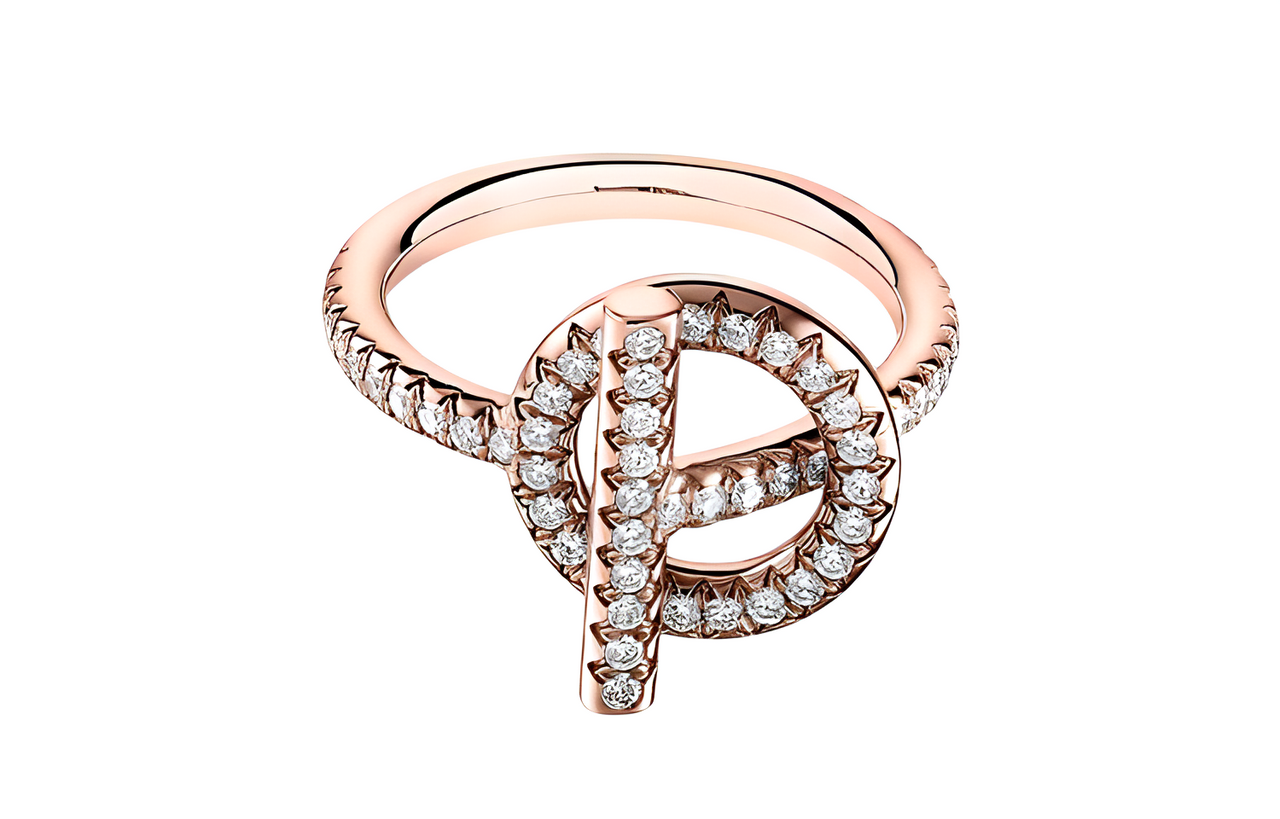 HERMES Rings Women's Rose Gold