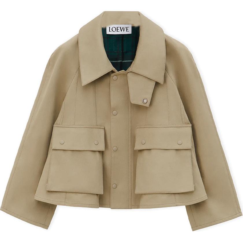 LOEWE Trapeze Jacket 'Safari/Beige/Green'