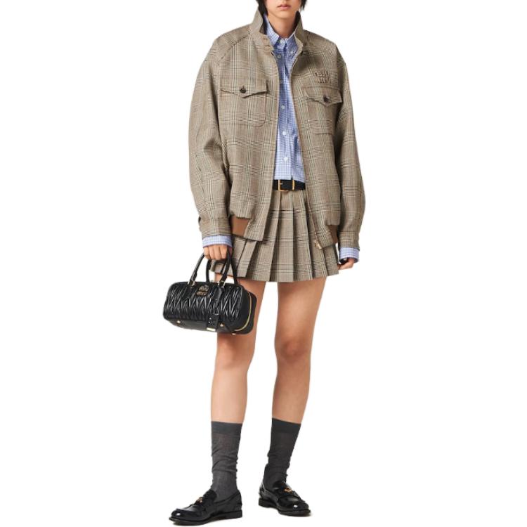 MIU MIU Jackets Women's Tobacco