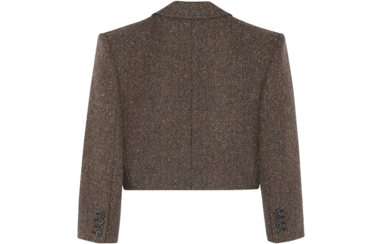 SAINT LAURENT Business Suit Women's Mocha
