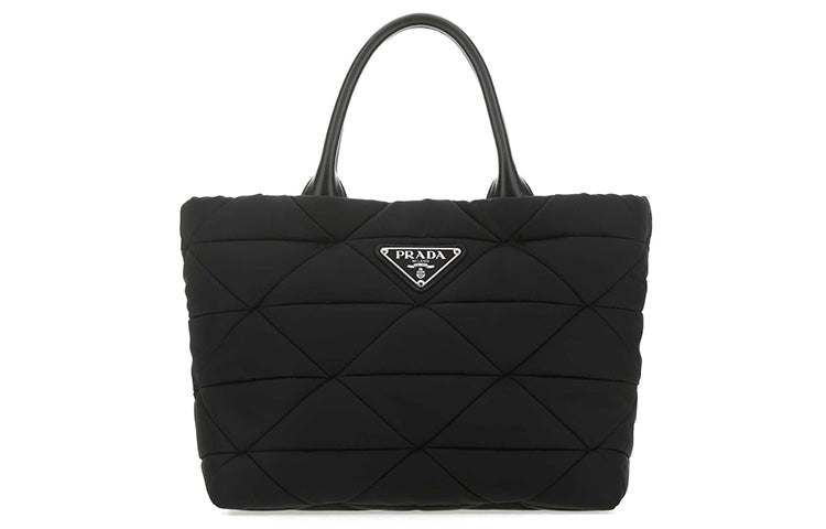 PRADA Thickened Nylon Tote Bag Shopping Bag Handbag Men's Black