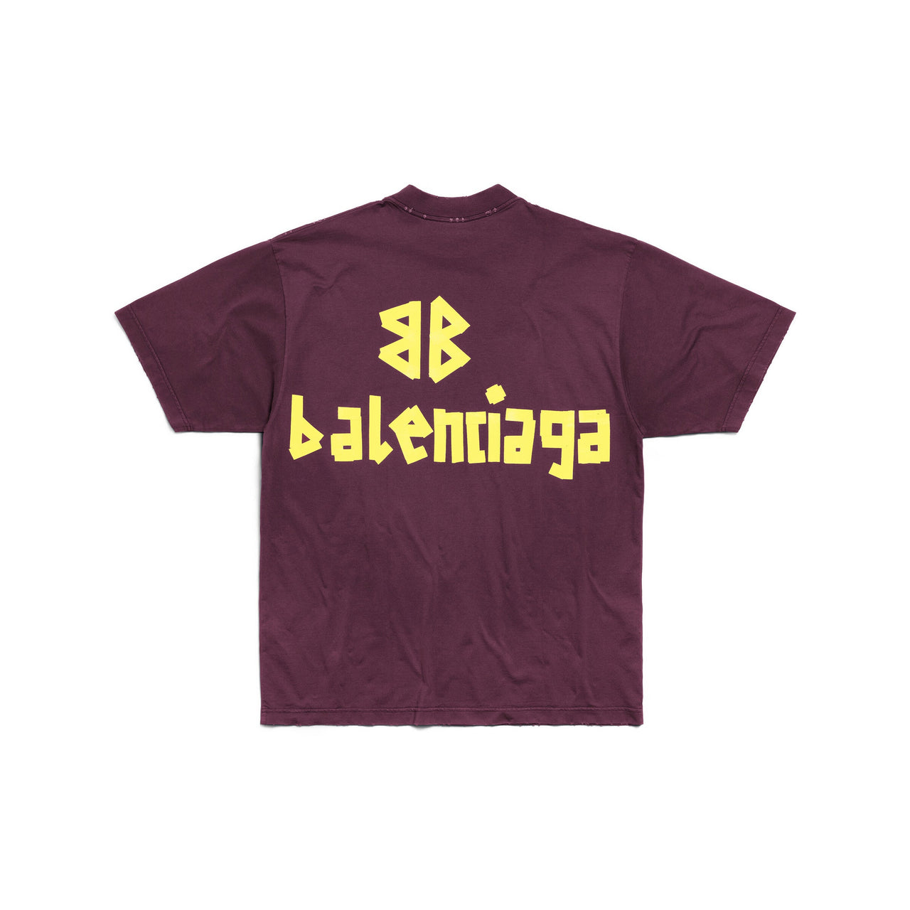 Balenciaga Tape Type T-shirt 'Dark Red' 739784TOVA94029