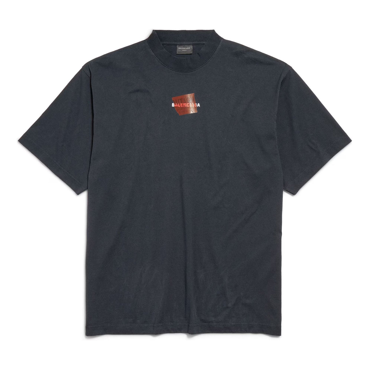 Balenciaga Taped Balenciaga Back T-Shirt 'Black' 764235TSVG28737