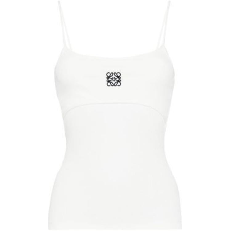 LOEWE Anagram Strappy Top 'White'
