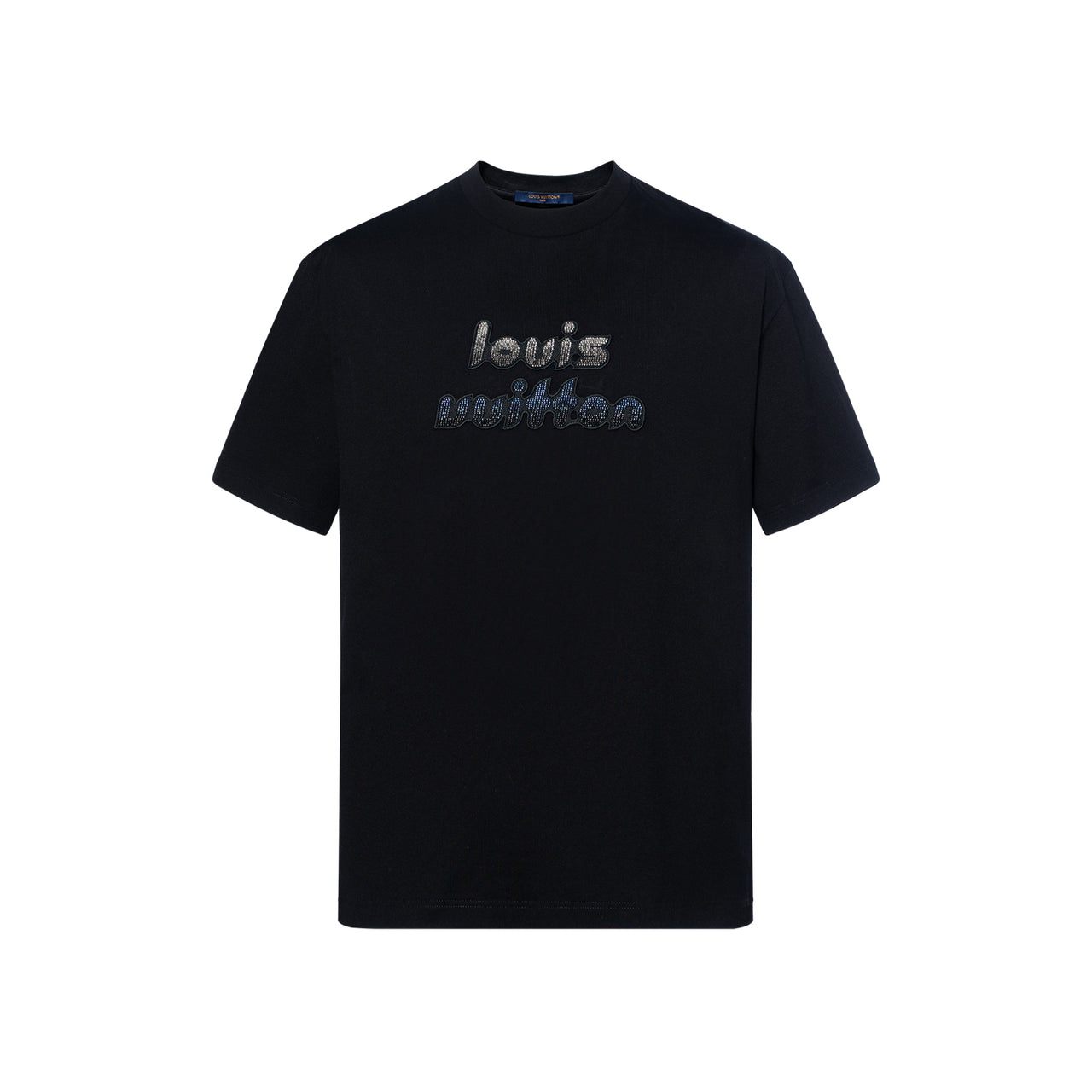 LOUIS VUITTON Bead Embroidered Cotton T shirt