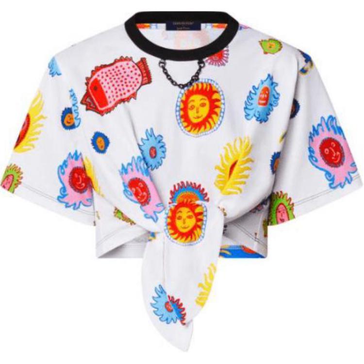 LOUIS VUITTON x Yayoi Kusama SS23 Crop Tops Women's White