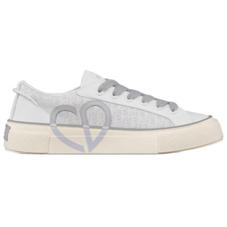 DIOR B33 Low-Top Skateboard Shoes Men's Gray