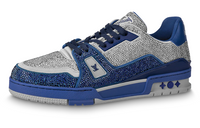 LOUIS VUITTON Trainer Sneakers 'Grey Blue Crystals'
