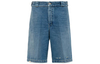 PRADA Denim Shorts Men Blue