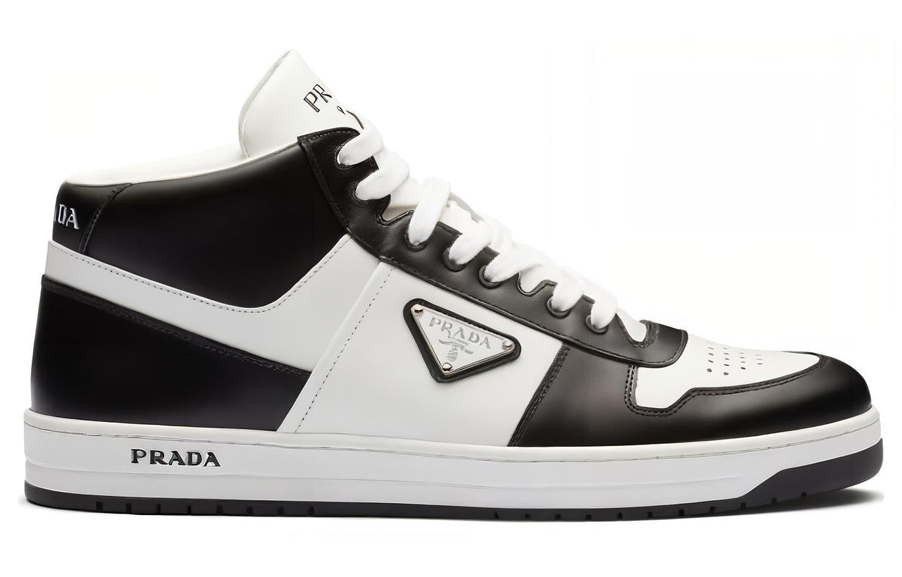 PRADA High Top Skateboard Shoes Men's Black