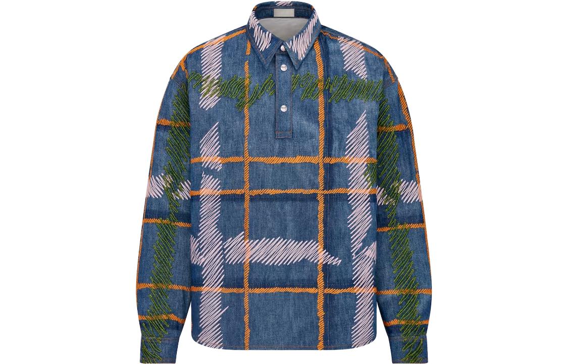 DIOR X Denim Tears Long Sleeve Shirt