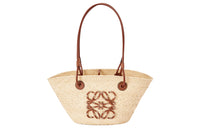 LOEWE Anagram Basket Cow Leather Basket Bag, Straw Bag, Tote Bag, Shopping Bag, Handbag, Shoulder Bag Women's