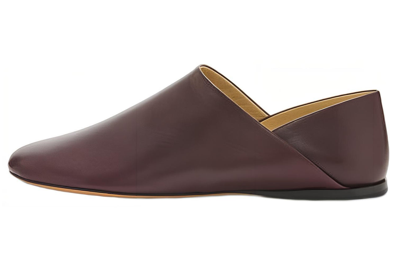 LOEWE Toy Flat Shoes Women's Burgundy