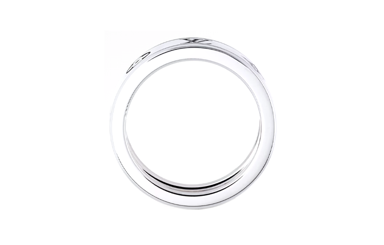 LOUIS VUITTON Les Gastons Vuitton Small Ring White Gold