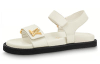 LOUIS VUITTON LV Sunset Beach Sandals Women's White