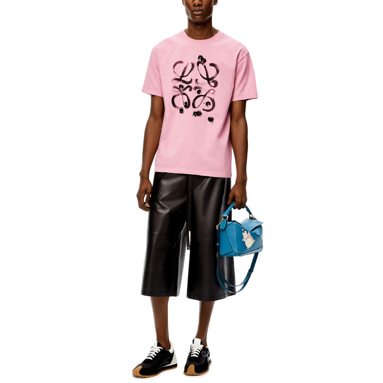 LOEWE Spirited Away SS22 T-Shirt Men's Pink