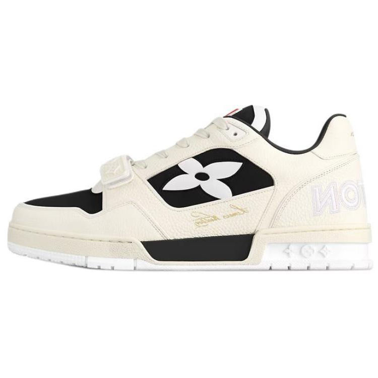 LOUIS VUITTON Trainer Skateboard Shoes Men's Black