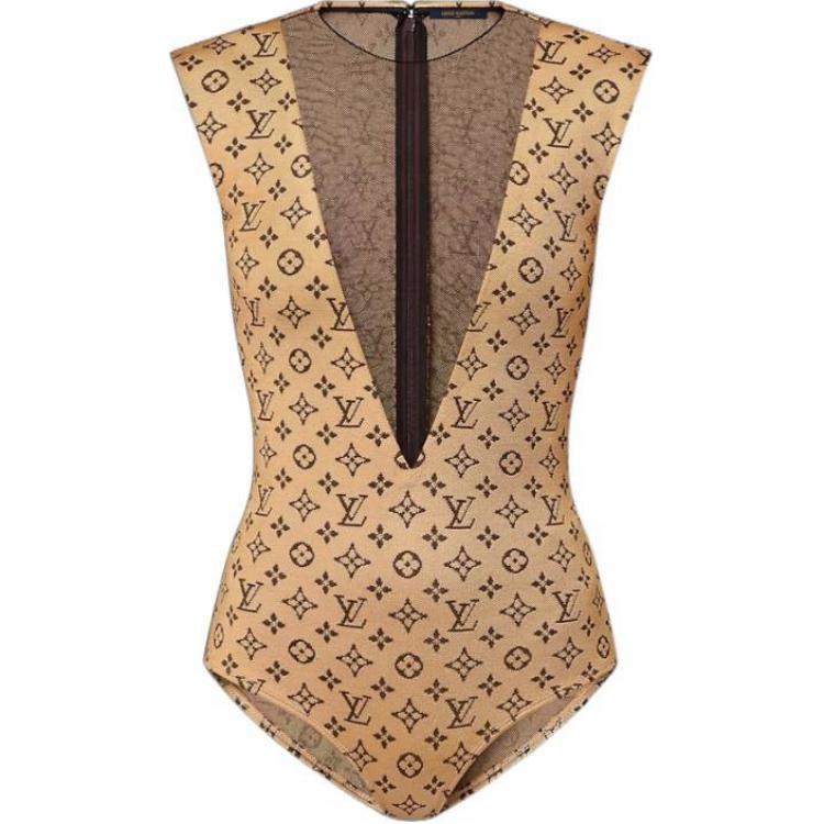 LOUIS VUITTON Bodysuits Women's Camel