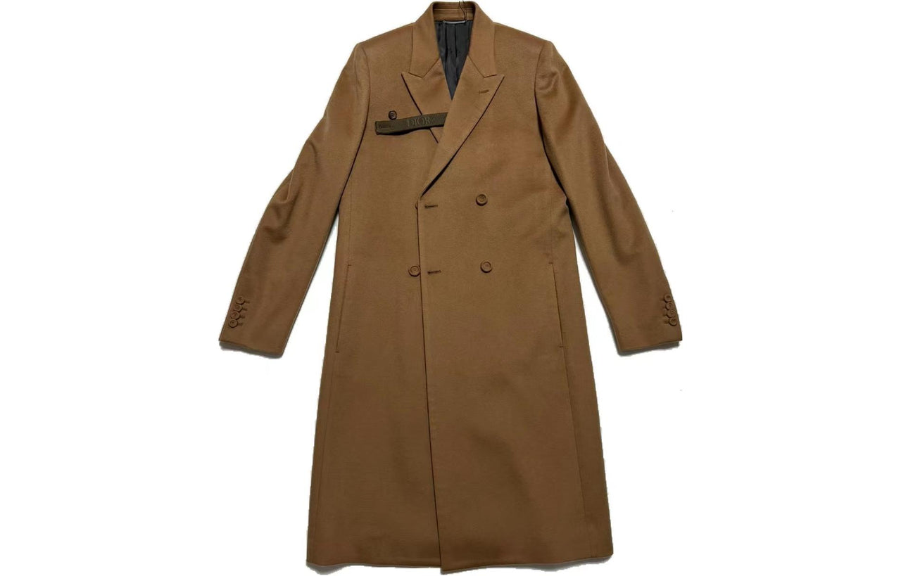 DIOR Coats Men Brown