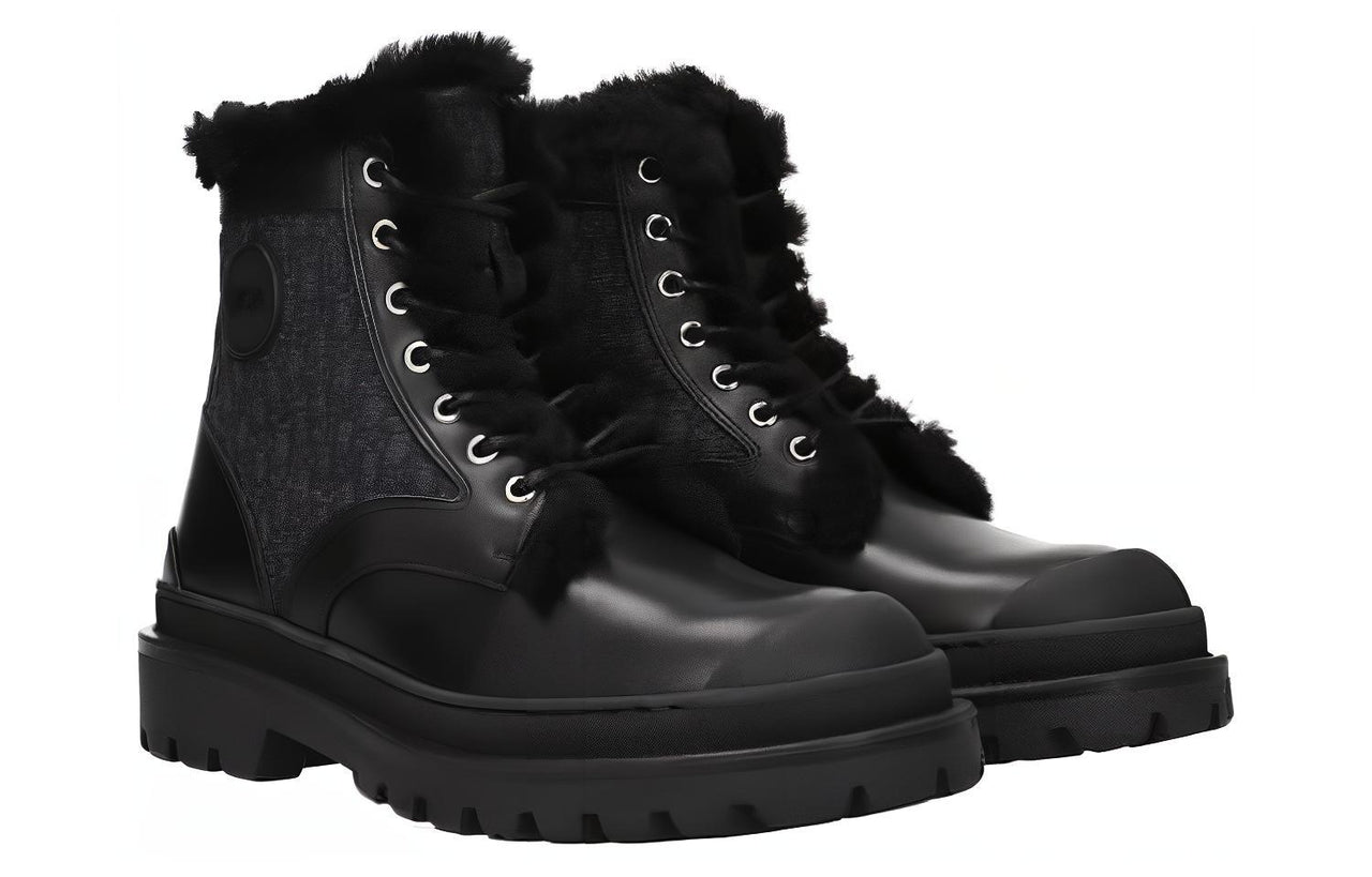 DIOR Explorer Ankle Boots Men's Black