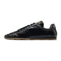 MIU MIU German Army Trainers Low Top Casual Shoes Women's Black