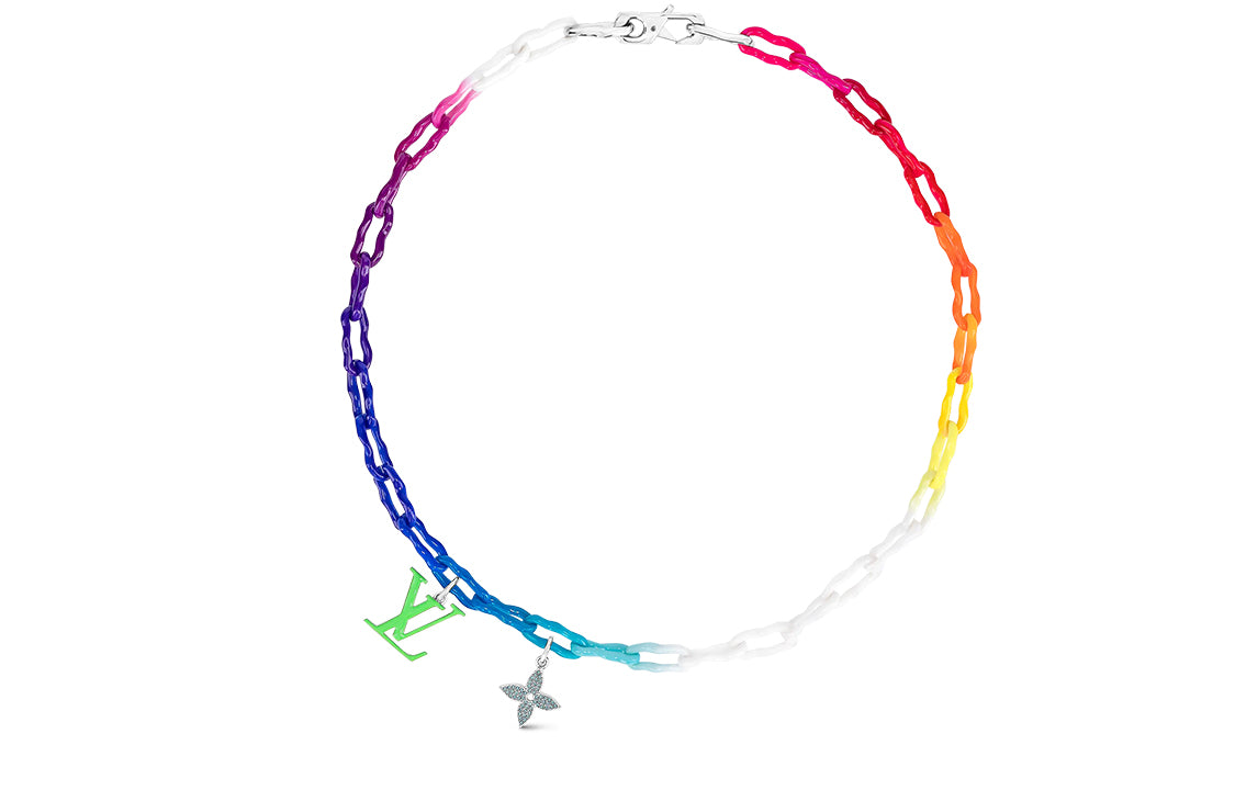 LOUIS VUITTON Ceramic Chain Necklace