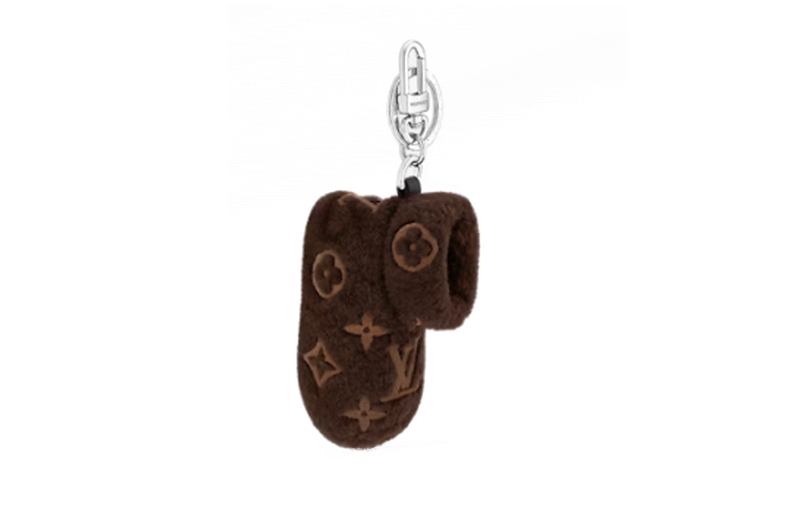 LOUIS VUITTON Monogram Footprint Bag Charm & Key Holder