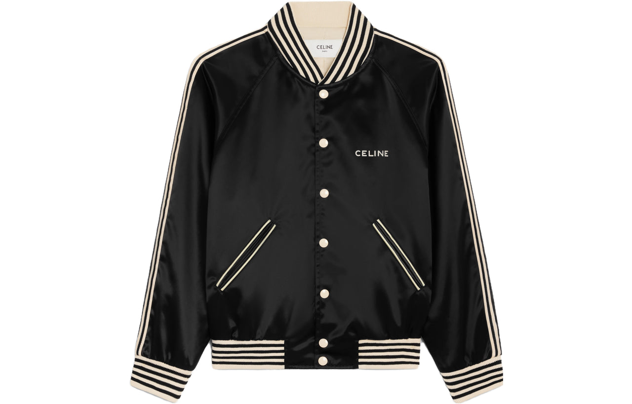 CELINE Embroidered Teddy Jacket