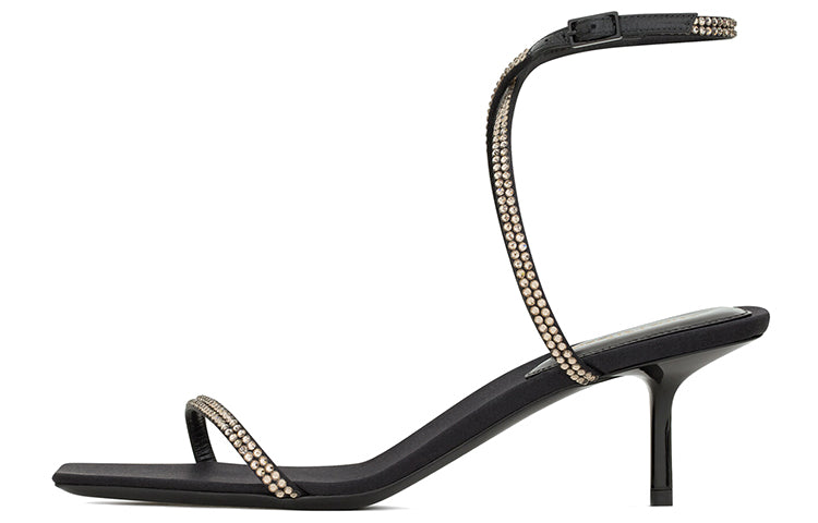 SAINT LAURENT Nuit Open Toe Heeled Sandals Women's