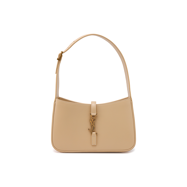 SAINT LAURENT LE5A7 Cow Leather Shoulder Bag, Handbag, Shoulder Bag Women's Nude
