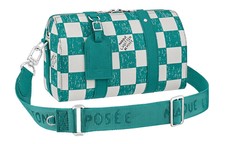 LOUIS VUITTON City Keepall Graphite Teal