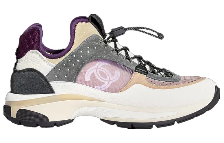 CHANEL Women's Sneaker 'White Grey Purple' Women's