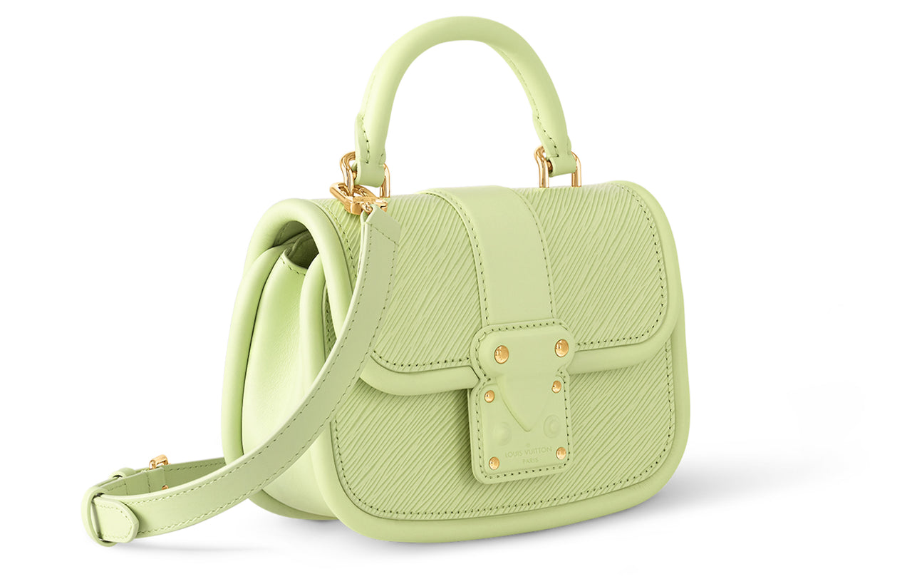 LOUIS VUITTON Epi Grain Cow Leather Shoulder Bag, Crossbody Bag, Handbag Women's Green