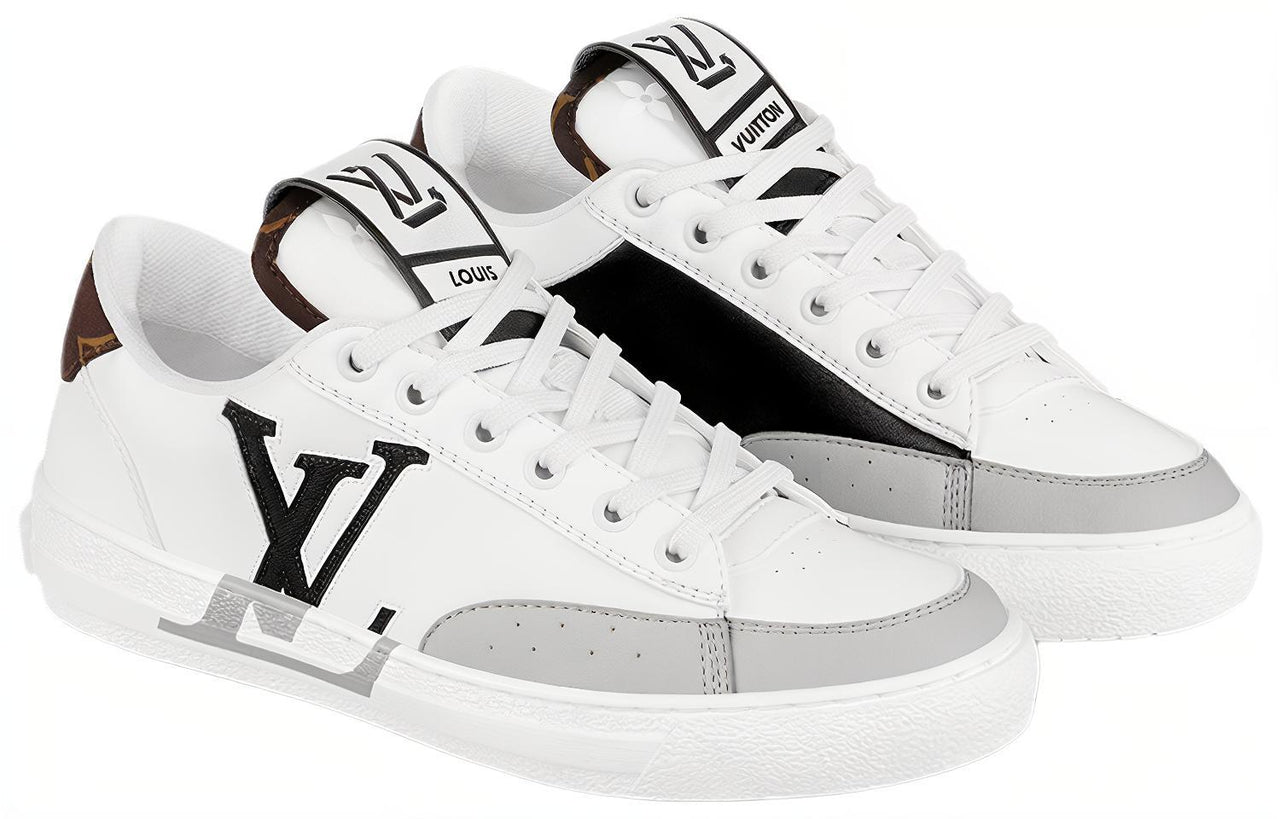 LOUIS VUITTON Lv Charlie Sneakers 'White Grey Black' Women's
