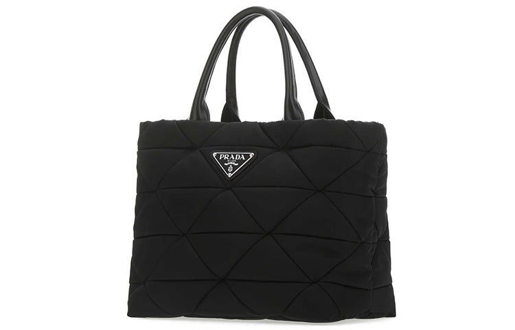 PRADA Thickened Nylon Tote Bag Shopping Bag Handbag Men's Black