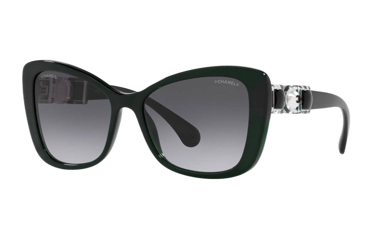 CHANEL Sunglasses Women's Black