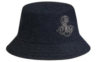 HERMES Cotton Bucket Hats Women's Blue