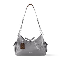 LOUIS VUITTON Carryall Cargo PM Shoulder Bag Small Grey