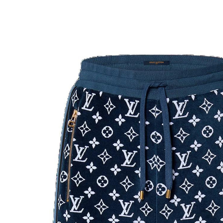 LOUIS VUITTON Monogram Toweling Jogging Pants